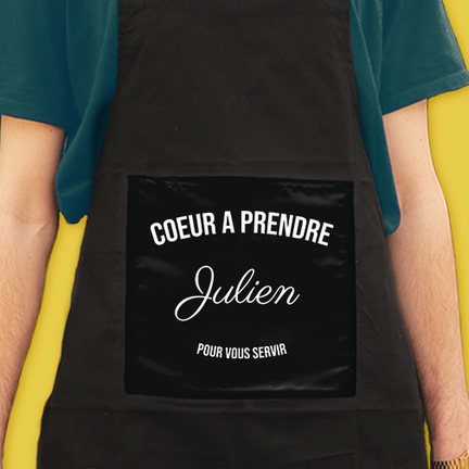 Tablier noir classique