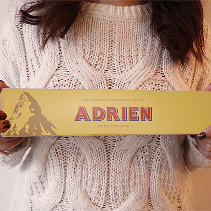 Toblerone classique à personnaliser