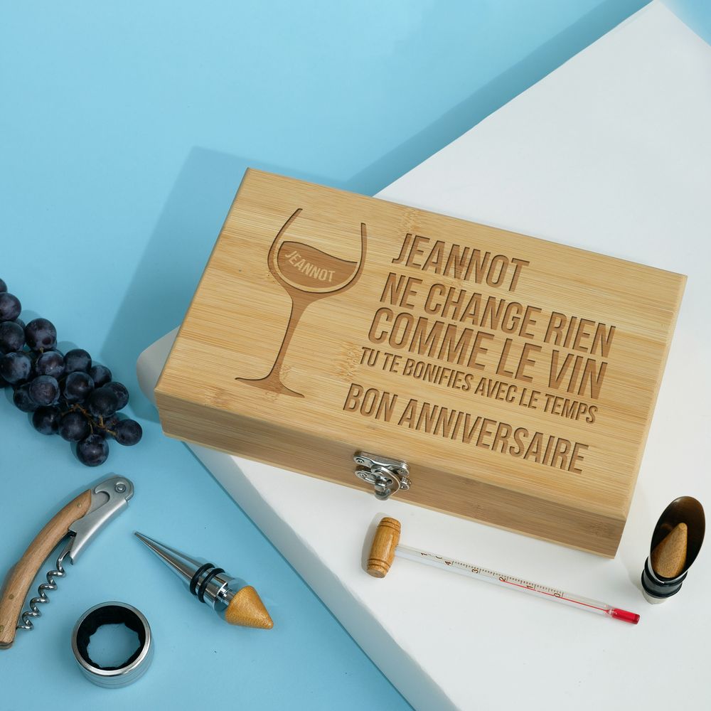 Kit du sommelier gravé