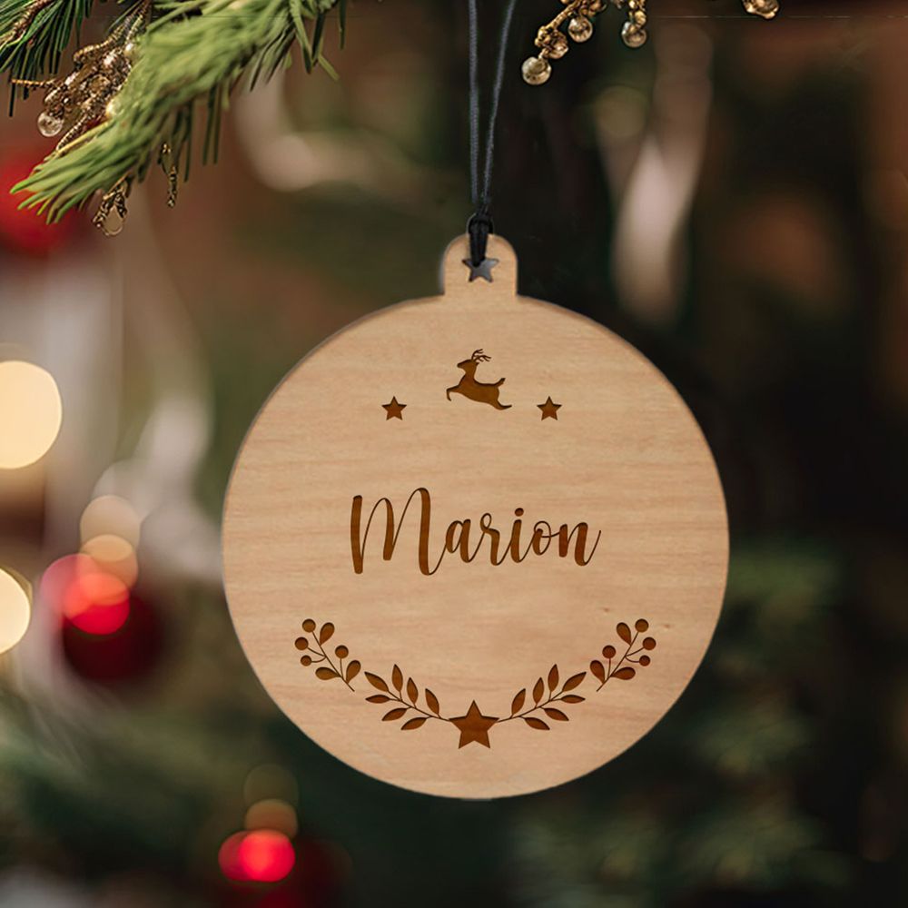 Boules de Noël personnalisées - Prénom