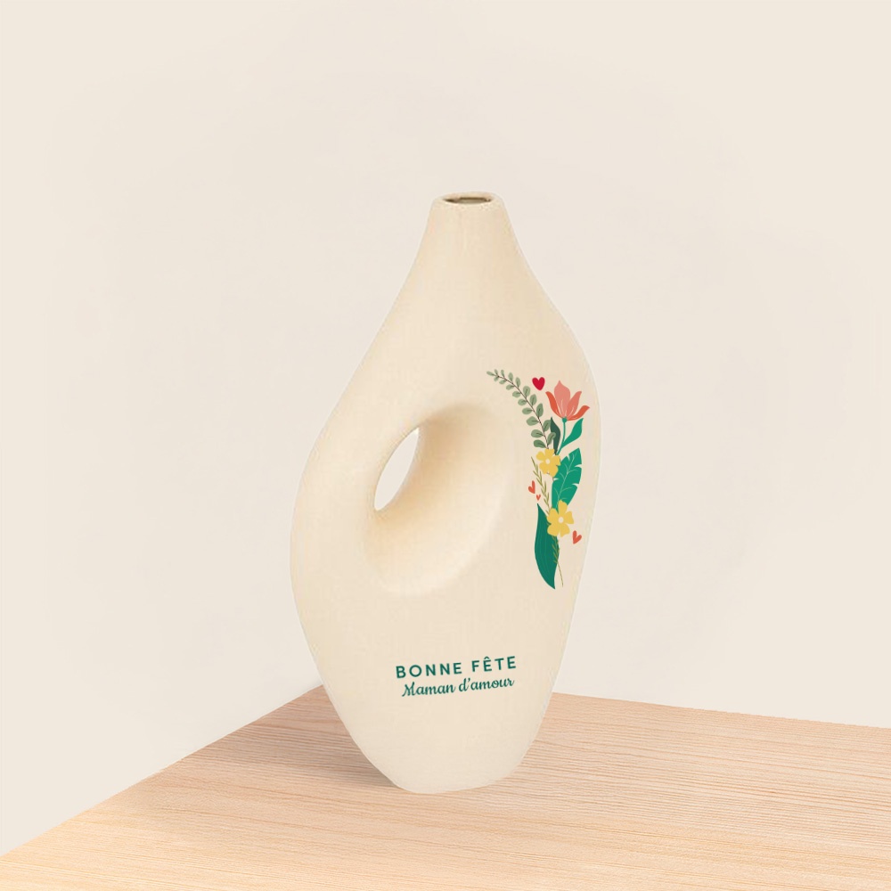 Vase céramique personnalisable