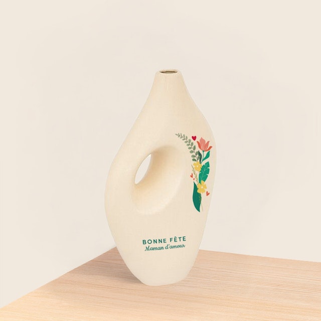 Vase céramique personnalisable