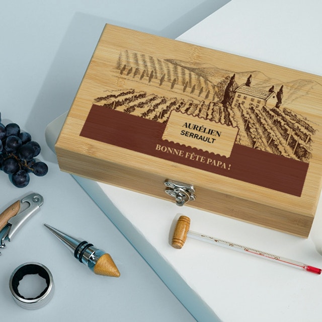 Coffret sommelier personnalisable