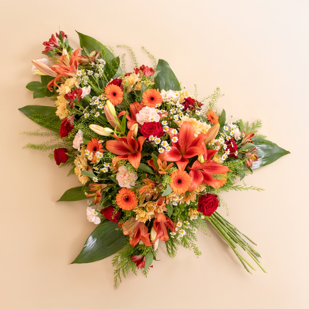 Voyage astral rouge orangé