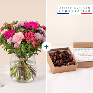 Douceur poudrée et ses amandes au chocolat