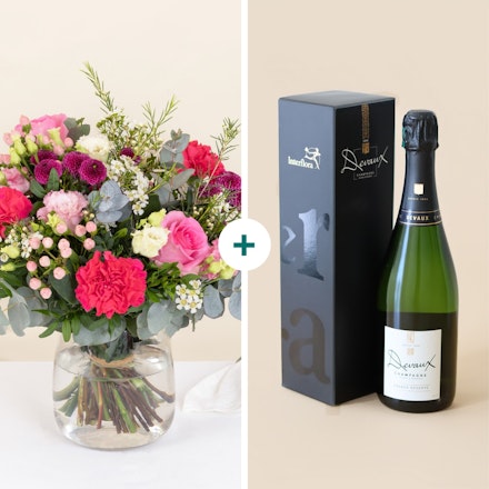 Rosa bella et son champagne