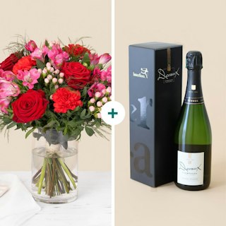 Bisous et son champagne