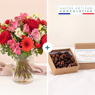 Amour floral et ses amandes au chocolat