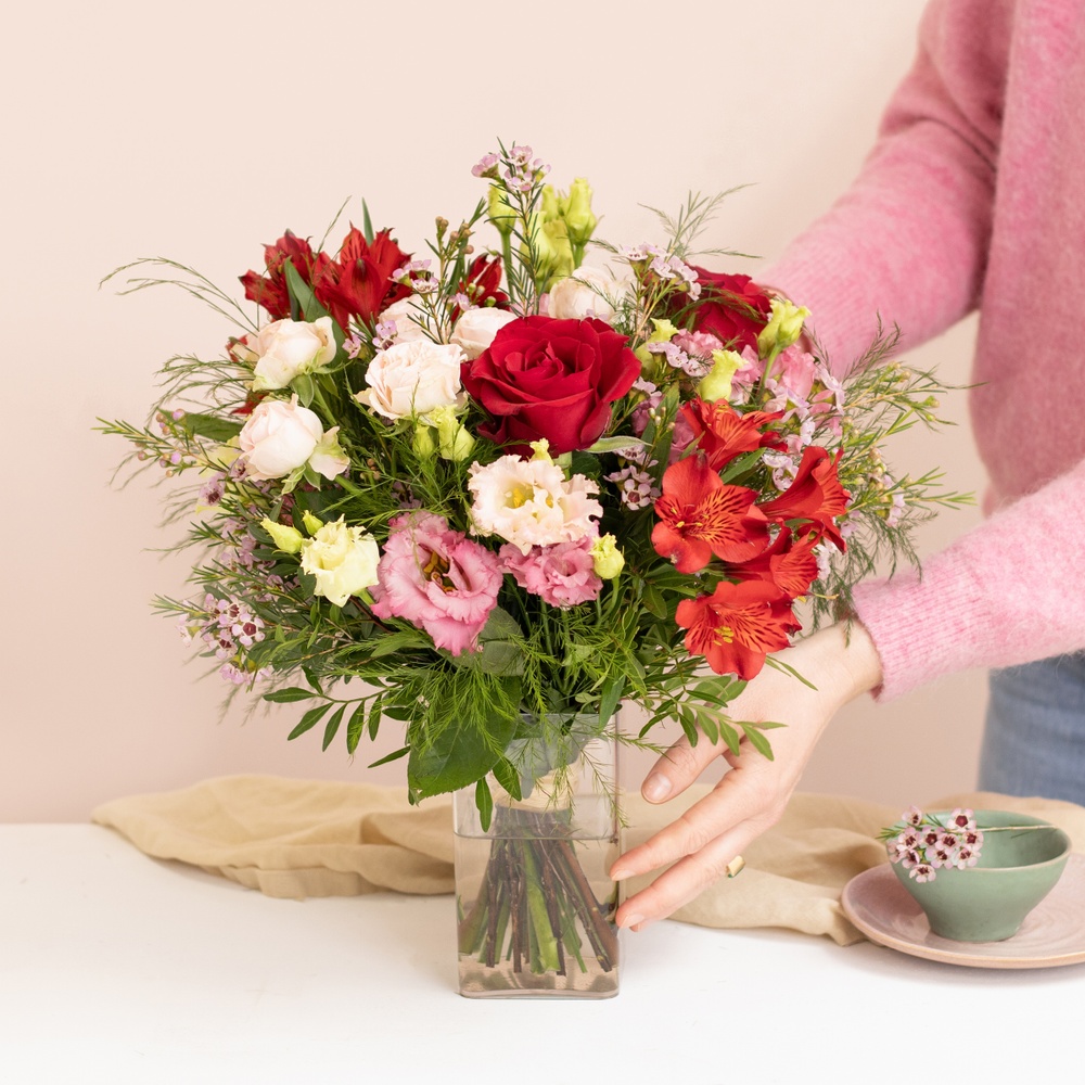 Poésie et son vase offert