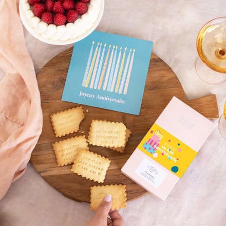 Les biscuits Joyeux Anniversaire