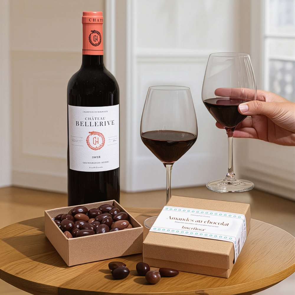 Duo vin et chocolats