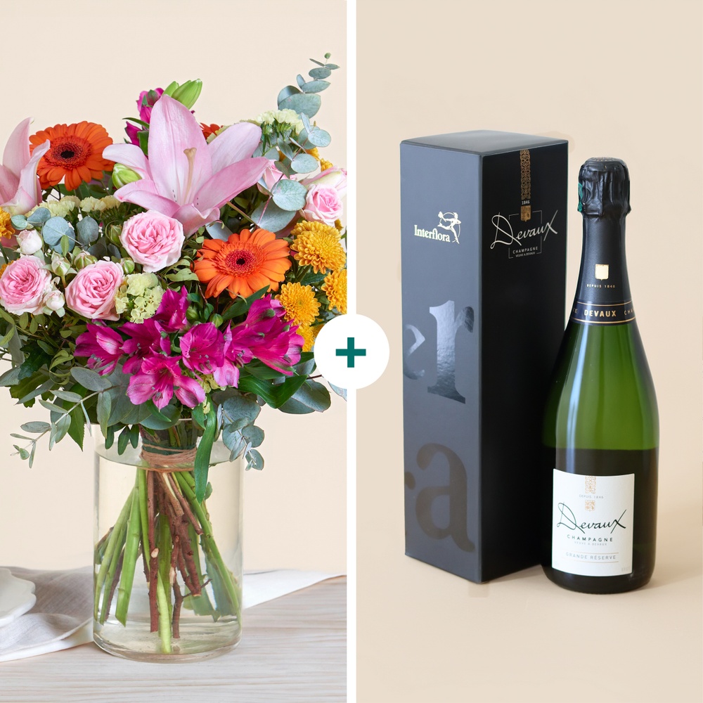 Instant complice et son champagne