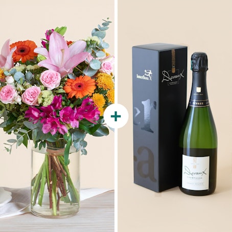 Instant complice et son champagne