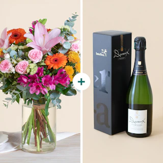 Instant complice et son champagne