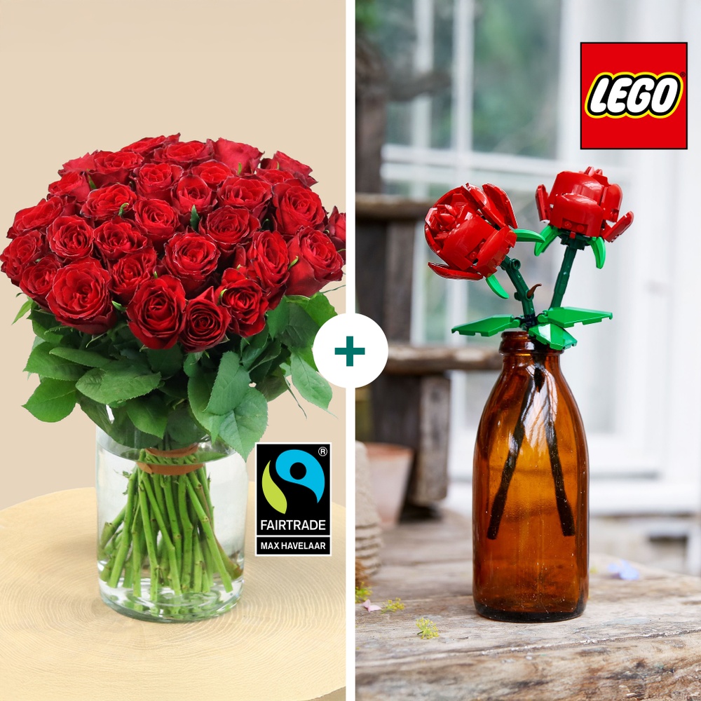 Petit Duo de roses LEGO®