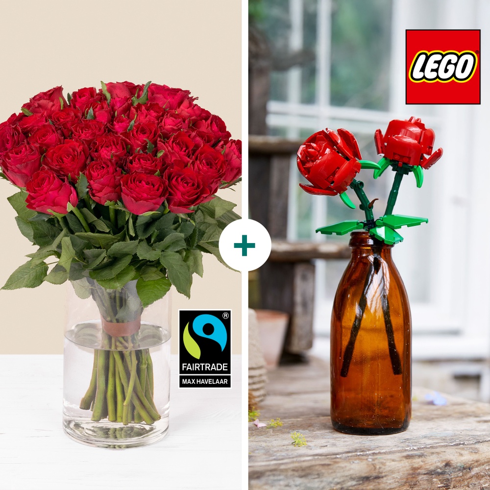 Petit Duo de roses LEGO®