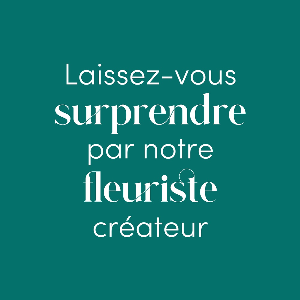 Bouquet créatif du fleuriste - Spécial Fêtes de fin d'année