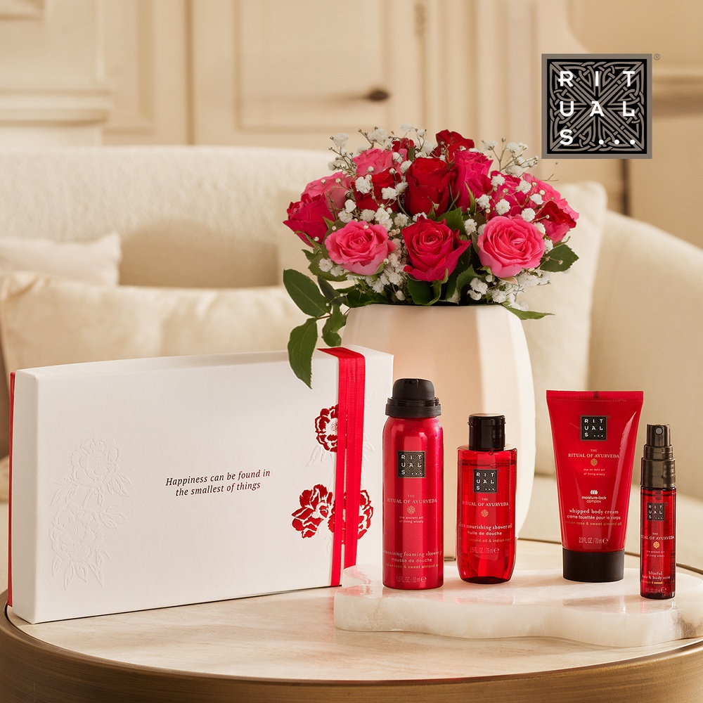 Duo Roses et Coffret Harmonisant Rituals