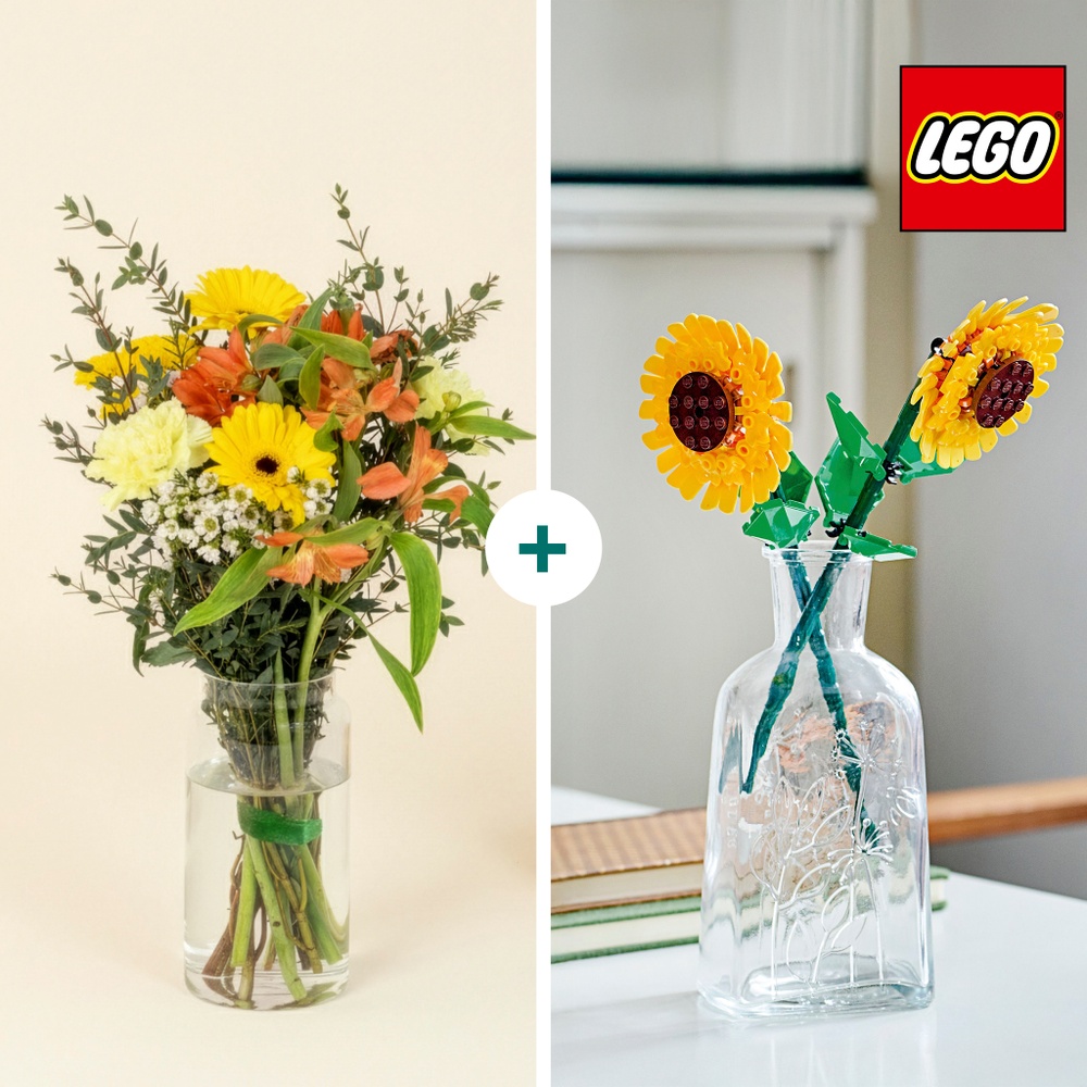 Coffret LEGO® Tournesols