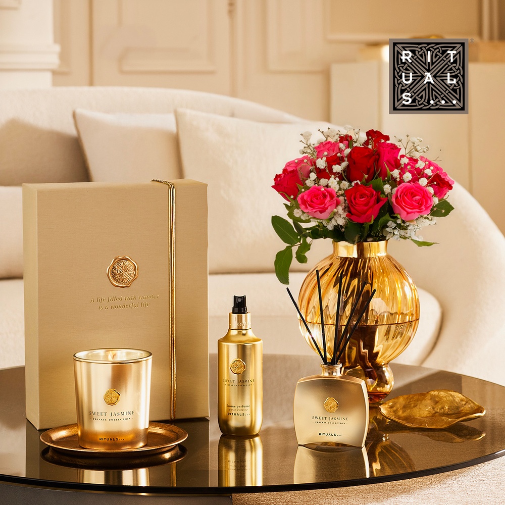 Duo Roses et Coffret Rituals Sweet Jasmine