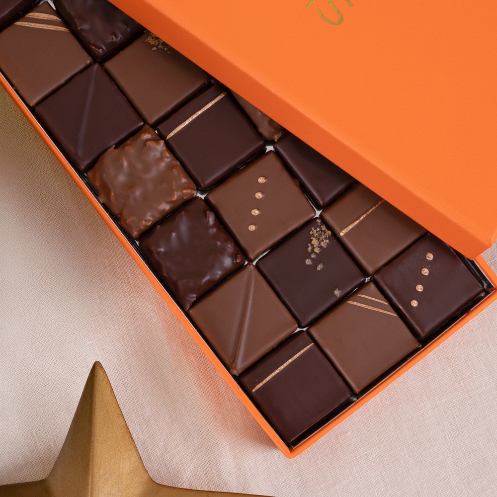 Poinsettia et ses chocolats