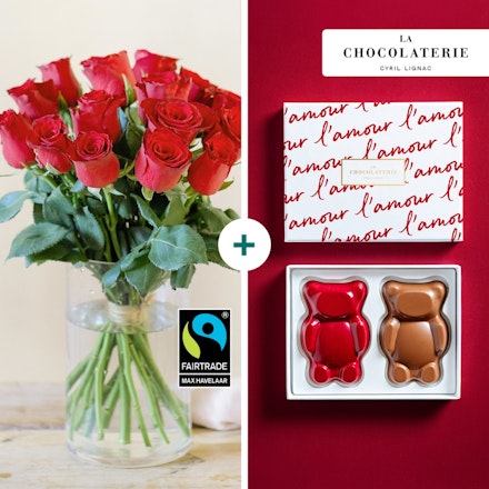 Roses et Oursons Guimauve - La Chocolaterie Cyril Lignac