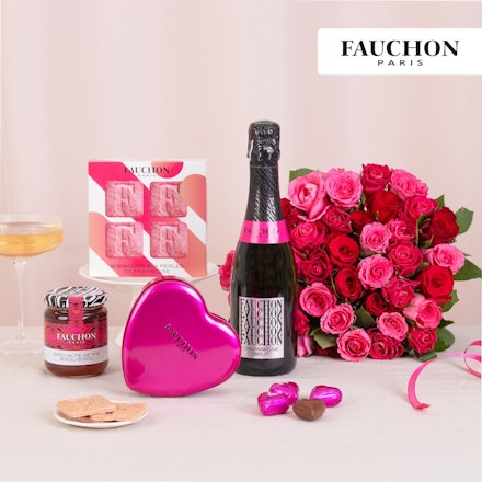 Roses et coffret Premium - Fauchon