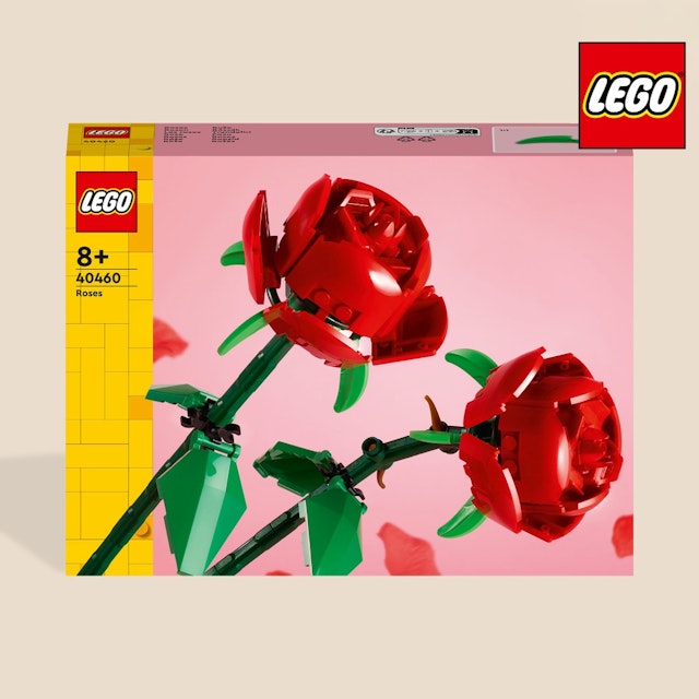 Petit duo de roses LEGO