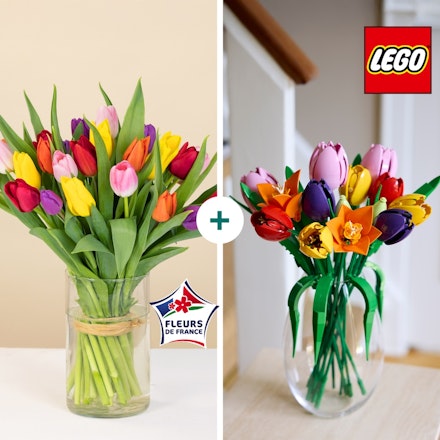 Duo de tulipes LEGO®