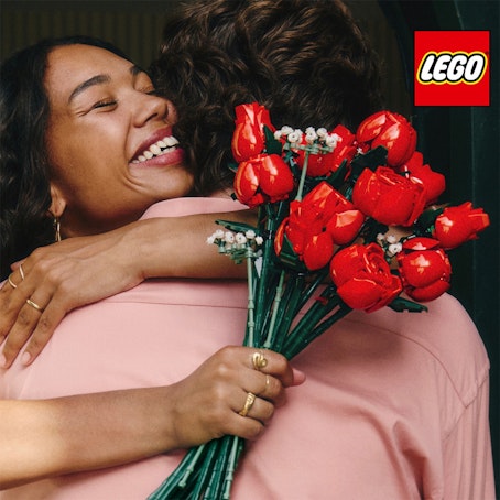Bouquet de roses rouges LEGO®