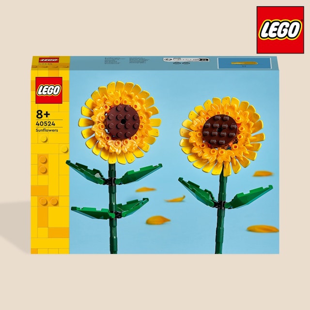 Brassée de mimosa et ses LEGO® Tournesols