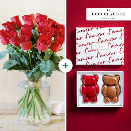 Roses et Oursons Guimauve - La Chocolaterie Cyril Lignac