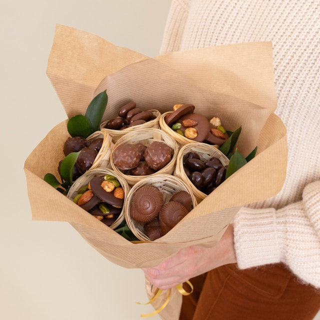 Petit bouquet de chocolat et son Crémant Je t'aime
