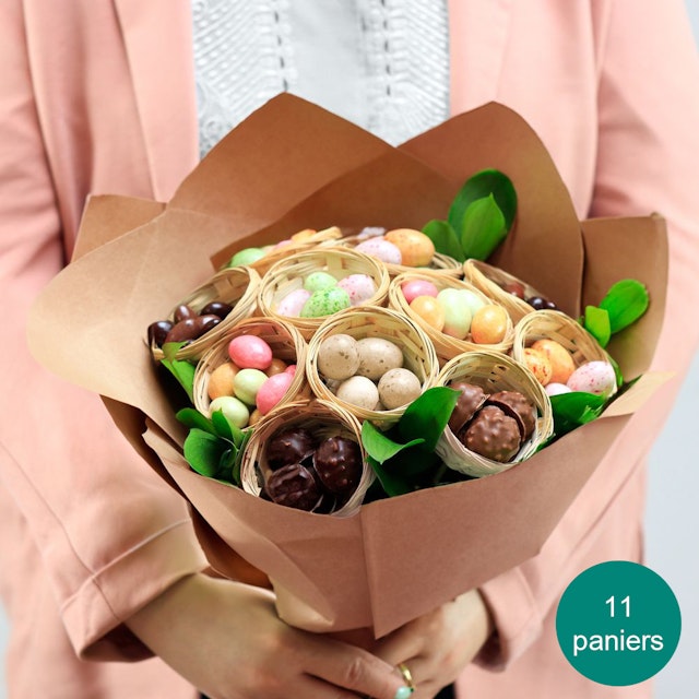 Bouquet de chocolats de Pâques