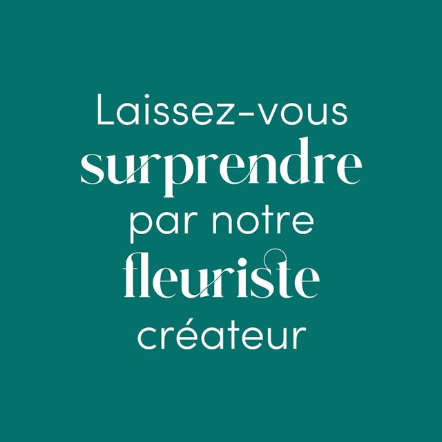 Le bouquet créatif du fleuriste de saison