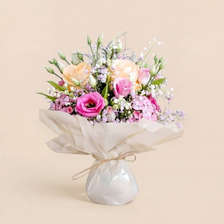 Petit bonheur et sa bulle d'eau