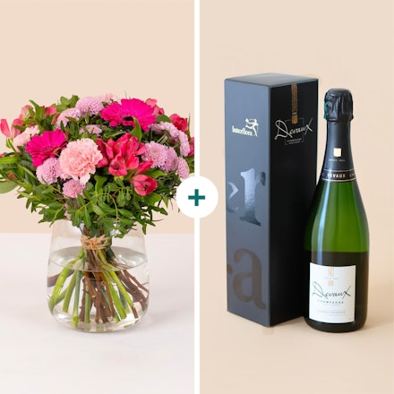 Douceur poudrée et son champagne