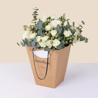 Vert coton et son sac cadeau