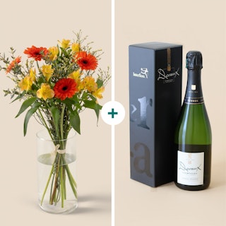 Soleil et son champagne