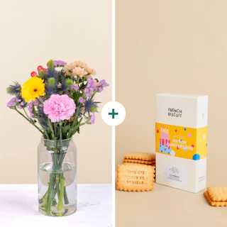 Délice fleuri d'anniversaire