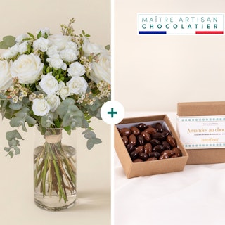 Vert coton et ses amandes au chocolat