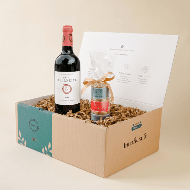 Coffret cadeau saveurs et vin