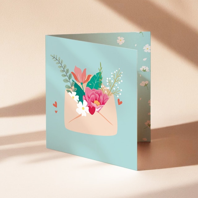 Douceur et sa carte message