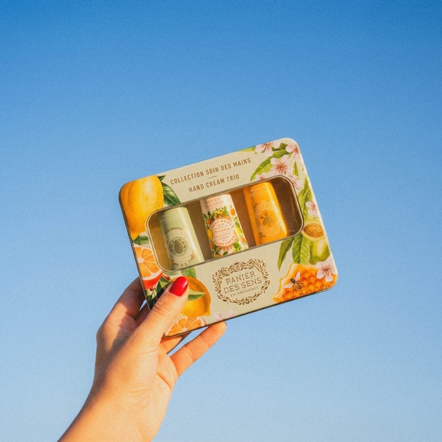 Tournesols et son coffret crèmes mains - Panier des sens