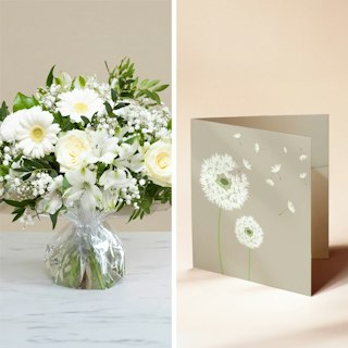 Eclosion d'espoir avec bulle d'eau et sa carte message