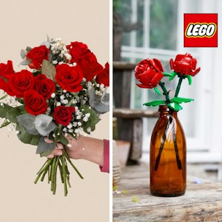 Coffret LEGO® Roses rouges