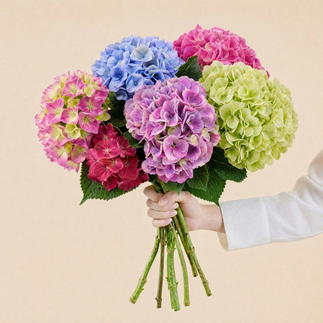 Brassée d'Hortensias