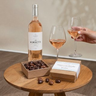 Duo vin et chocolats