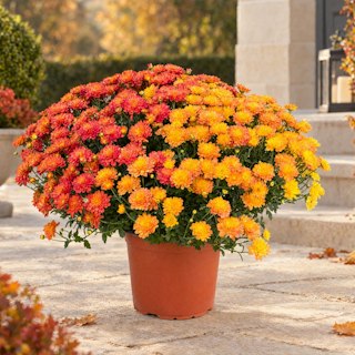 Chrysanthème multicolore