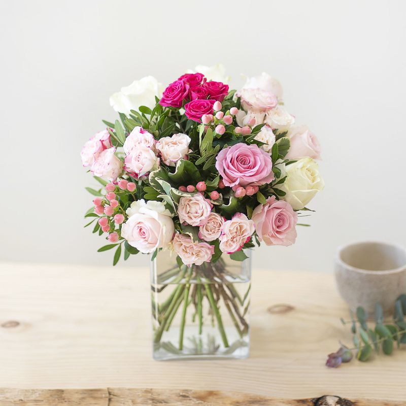 Envoyer Fleurs : Bouquet Vanille Fraise - Livraison Interflora
